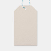 Niedliches Einfaches Halloween-Party Geschenkanhänger (Rückseite)