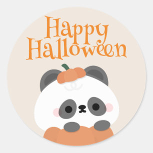 Niedliches Einfaches Halloween-Party Runder Aufkleber