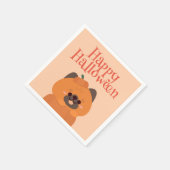 Niedliches Einfaches Halloween-Party Serviette (Ecke)