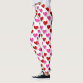 Niedliches Einfaches Herzmuster Leggings (Links)