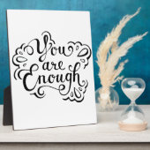 Niedliches einfaches inspirierendes Zitat Fotoplatte (Seite)