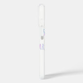 Niedliches, einfaches, minimalistisches Star-Telef Case-Mate iPhone Hülle (Rückseite / Links)