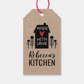 Niedliches Einfaches, mit Liebe-Kraft-Geschenkpapi Geschenkanhänger (Rückseite)