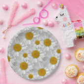 Niedliches einfaches Muster der Blume Pappteller (Party)