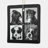 Niedliches einfaches Pelztierfutter Tierfütterung Keramikornament (Links)