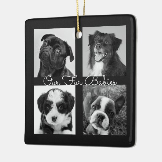 Niedliches einfaches Pelztierfutter Tierfütterung Keramikornament (Links)