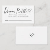 Niedliches einfaches Windelwaschgerät Begleitkarte (Vorne/Hinten)