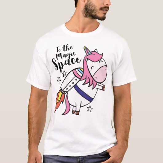 Niedliches Einhorn 1 T-Shirt (Vorderseite)