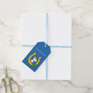 Niedliches Einhorn am St. Patrick's Day Personal Geschenkanhänger