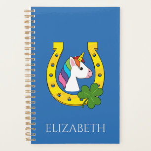 Niedliches Einhorn am St. Patrick's Day Personal Planer