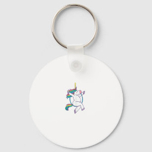 Niedliches Einhorn auf einem Luftschleier - Magisc Schlüsselanhänger
