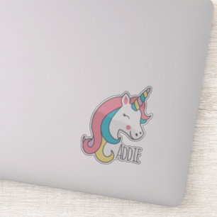 Niedliches Einhorn Aufkleber