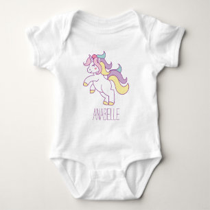 Niedliches Einhorn Baby Strampler