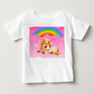 Niedliches Einhorn. Baby T-shirt