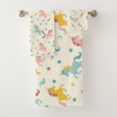 Niedliches Einhorn Badhandtuch Set (Insitu)