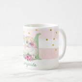 Niedliches Einhorn Fantasy Magic Creature Girl Kaffeetasse (VorderseiteRechts)