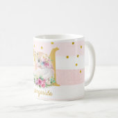 Niedliches Einhorn Fantasy Magic Creature Girl Kaffeetasse (VorderseiteRechts)