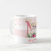 Niedliches Einhorn Fantasy Magic Creature Girl Kaffeetasse (Vorderseite Links)