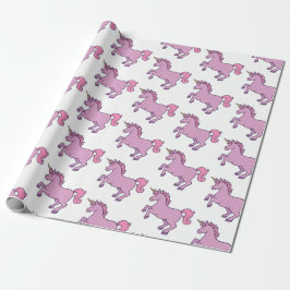 Niedliches Einhorn Geschenkpapier