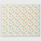 Niedliches Einhorn Geschenkpapier (Flach)