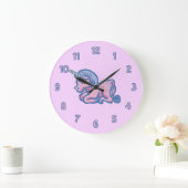 Niedliches Einhorn Große Wanduhr (Zuhause)