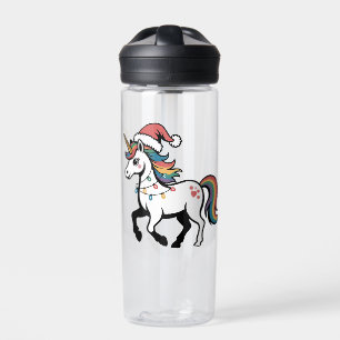Niedliches Einhorn Hirschrecken Weihnachtslicht So Trinkflasche