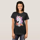 Niedliches Einhorn I Einhorn Mädchen Frauen Kinder T-Shirt (Vorne ganz)