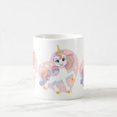 Niedliches Einhorn im Herzen Kaffeetasse (Mittel)
