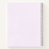 Niedliches Einhorn in Glasbezeichnung oder Monogra Notizblock (Rückseite)