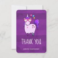 Niedliches Einhorn in Herz-Shaped-Brille