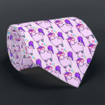 Niedliches Einhorn in Herz-Shaped-Brille Krawatte<br><div class="desc">Eine Krawatte mit einem skurrilen zeichn eines coolen und funky rosa Kubus,  das ein lila Mund und eine Geschichte hat. Diese niedliche Kreatur trägt eine herzförmige Sonnenbrille und ist mit kleinen Sternen dekoriert. Rosa Aquarelluntergrund.</div>
