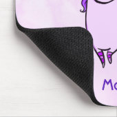 Niedliches Einhorn in Herz-Shaped-Brille Mousepad (Ecke)