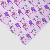 Niedliches Einhorn in Herz-Shaped-Brille Seidenpapier (Ausschnitt)