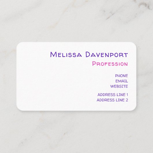 Niedliches Einhorn in Herz-Shaped-Brille Visitenkarte (Rückseite)