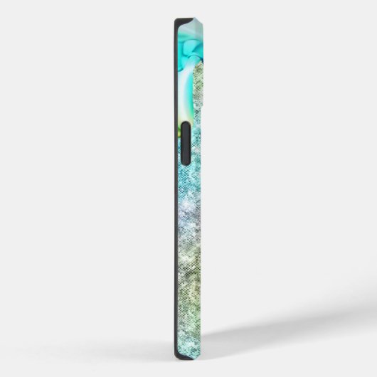 Niedliches Einhorn Iridescent Glitzer Tropfen Imit Case-Mate iPhone Hülle (Rückseite / Rechts)