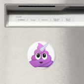 Niedliches Einhorn Kackte Emoji Magnet (In Situ (Geschirrspüler))