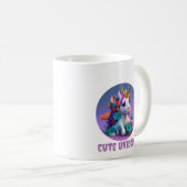 Niedliches Einhorn Kaffeetasse (VorderseiteRechts)