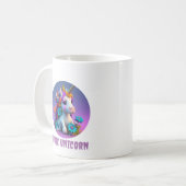 Niedliches Einhorn Kaffeetasse (Vorderseite Links)