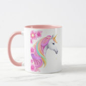 Niedliches Einhorn-Kaffeetasse Tasse (Links)