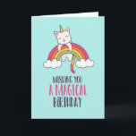 Niedliches Einhorn Katze Magischer Regenbogen Funn Karte<br><div class="desc">Die lustige und niedliche Geburtstag-Karte für diejenigen,  die Liebe Pistons und Spaß. Der perfekte Weg,  um Ihren Freunden und der Familie einen guten Geburtstag zu wünschen. Besuchen Sie unseren Shop für mehr Geburtstagskarten Sammlung. Sie finden etwas cooles,  Humorvolles und manchmal sarkastisches Geburtstagskarten für Ihren besonderen Menschen.</div>