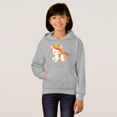 Niedliches Einhorn, Kleines Einhorn, Magie, Märche Hoodie (Vorne ganz)