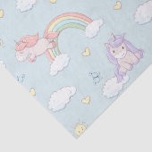 Niedliches Einhorn + Kuchen Seidenpapier (Detail)