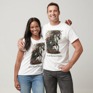 Niedliches Einhorn liest verbotene Bücher T-Shirt