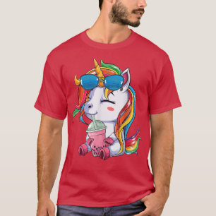 Niedliches Einhorn Lover Bobalotl Boba Kawaii Eini T-Shirt