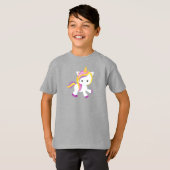 Niedliches Einhorn, magisches Einhorn, Einhorn Kaw T-Shirt (Vorne ganz)