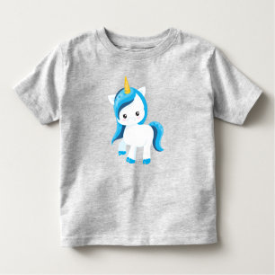 Niedliches Einhorn, magisches Einhorn, Winter, Sch Kleinkind T-shirt