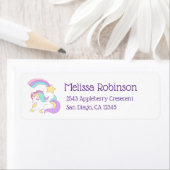 Niedliches Einhorn mit farbenfrohen Shooting Star (Insitu)