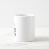 Niedliches Einhorn mit Kaffee Kaffeetasse (Mittel)