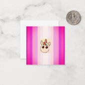 Niedliches Einhorn 💕 Mitteilungskarten (Vorderseite/Rückseite Beispiel)