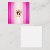 Niedliches Einhorn 💕 Mitteilungskarten (Vorne/Hinten)